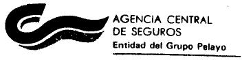 AGENCIA CENTRAL DE SEGUROS ENTIDAD DEL GRUPO PELAYO