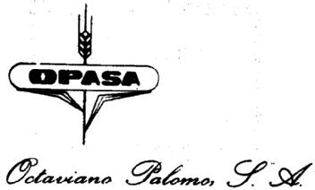 OPASA. OCTAVIANO PALOMO, S.A