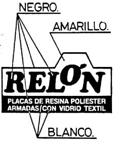 RELON PLACAS DE RESINA POLIESTER ARMADAS CON VIDRIO TEXTIL