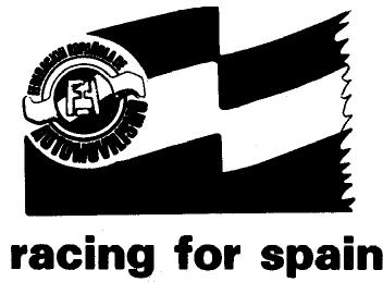 FE FEDERACION ESPAÑOLA DE AUTOMOVILISMO RACING FOR SPAIN