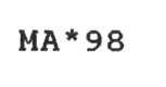 MA*98