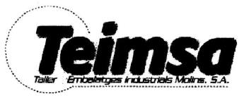 TEIMSA TALLER EMBALATGES INDUSTRIALS MOLINS, S.A
