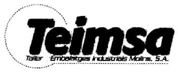 TEIMSA TALLER EMBALATGES INDUSTRIALS MOLINS, S.A