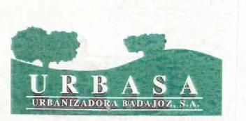 URBASA URBANIZADORA BADAJOZ, S.A