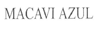 MACAVI AZUL