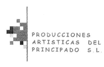 PRODUCCIONES ARTISTICAS DEL PRINCIPADO S.L