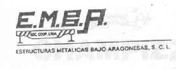 E.M.B.A. SOC. COOP. LTDA. ESTRUCTURAS METALICAS BAJO ARAGONESAS, S.C.L