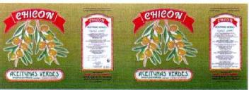 CHICON ACEITUNAS VERDES