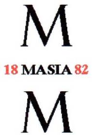 M MASIA 1882 M