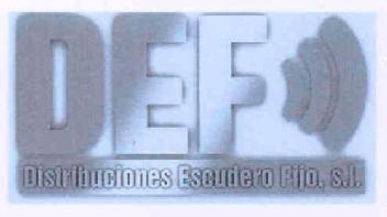 DEF DISTRIBUCIONES ESCUDERO FIJO, S.L