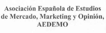 ASOCIACION ESPAÑOLA DE ESTUDIOS DE MERCADO, MARKETING Y OPINION, AEDEMO