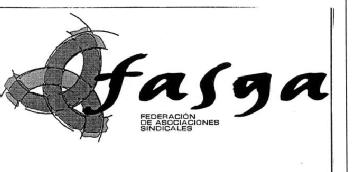 FASGA FEDERACION DE ASOCIACIONES SINDICALES