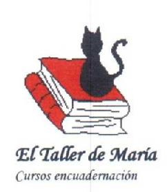 EL TALLER DE MARIA CURSOS ENCUADERNACION