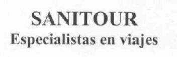 SANITOUR ESPECIALISTAS EN VIAJES