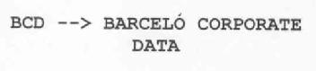 BCD BARCELO CORPORATE DATA