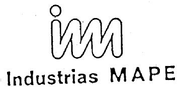 IM INDUSTRIAS MAPE