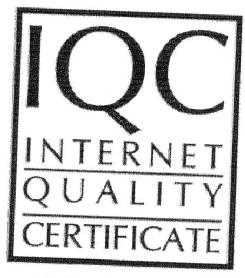 IQC INTERNET QUALITY CERTIFICATE