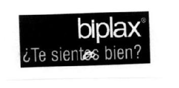BIPLAX ¿TE SIENTAES BIEN?
