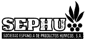 SEPHU SOCIEDAD ESPAÑOLA DE PRODUCTOS HUMICOS, S.A