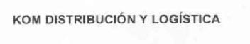 KOM DISTRIBUCION Y LOGISTICA
