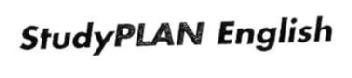 STUDY PLAN ENGLISH