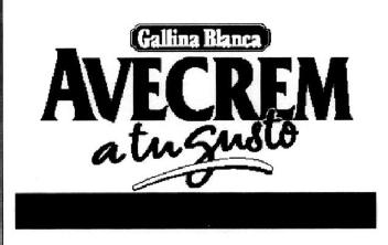GALLINA BLANCA AVECREM A TU GUSTO