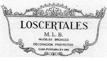 LOSCERTALES M.L.B. MUEBLES BRONCES DECORACION PROYECTOS
