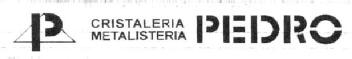 P CRISTALERIA METALISTERIA PEDRO