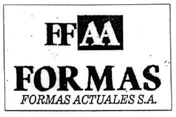 FF AA FORMAS FORMAS ACTUALES S.A