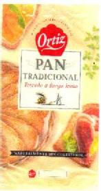 ORTIZ. PAN TRADICIONAL TOSTADO A FUEGO LENTO