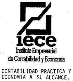 IECE INSTITUTO EMPRESARIAL DE CONTABILIDAD Y ECONOMIA CONTABILIDAD PRACTICA Y ECONOMIA A SU ALCANCE