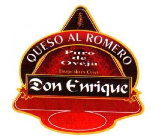 QUESO AL ROMERO. PURO DE OVEJA. ENVEJECIDO EN CUEVA. DON ENRIQUE