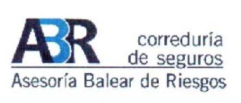 ABR CORREDURIA DE SEGUROS ASESORIA BALEAR DE RIESGOS