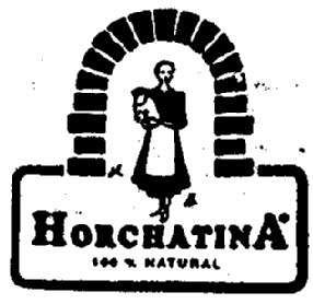 HORCHATINA 100% NATURAL