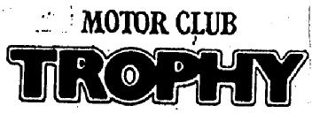MOTOR CLUB TROPHY