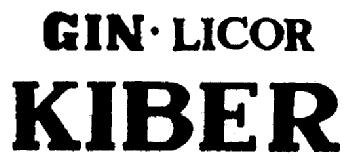 GIN.LICOR KIBER