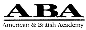 ABA AMERICAN & BRITISH ACADEMY