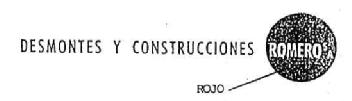 DESMONTES Y CONSTRUCCIONES ROMERO S.A