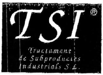 TSI TRACTAMENT DE SUBPRODUCTES INDUSTRIALS, S.L