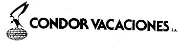 CONDOR VACACIONES S.A