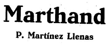 MARTHAND P. MARTINEZ LLENAS
