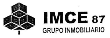 IMCE 87 GRUPO INMOBILIARIO