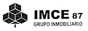IMCE 87 GRUPO INMOBILIARIO