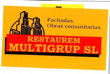 FACHADAS OBRAS COMUNITARIAS RESTAUREM MULTIGRUP SL