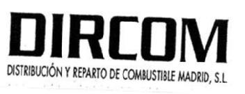 DIRCOM DISTRIBUCION Y REPARTO DE COMBUSTIBLE MADRID, S.L