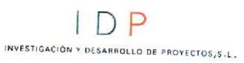 IDP INVESTIGACION Y DESARROLLO DE PROYECTOS, S.L
