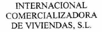 INTERNACIONAL COMERCIALIZADORA DE VIVIENDAS, S.L