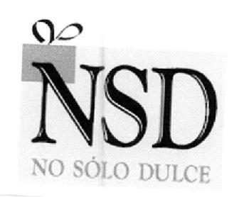 NSD NO SOLO DULCE