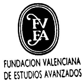 FVEA FUNDACION VALENCIANA DE ESTUDIOS AVANZADOS