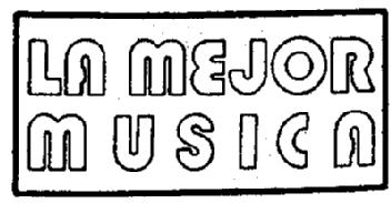 LA MEJOR MUSICA
